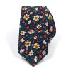 Floral Oxford Blooms Tie