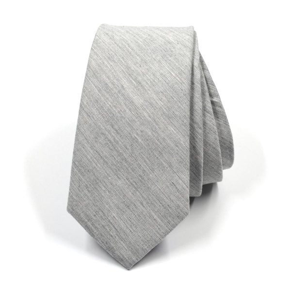 Linen Grey Tie