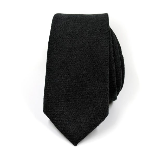 Microsuede Black Tie