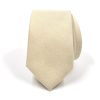 Microsuede Canary Ivory Tie