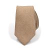 Microsuede Light Brown Tie