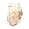 Paisley Crest Pearl Tie