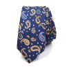 Paisley Crest Sapphire Tie