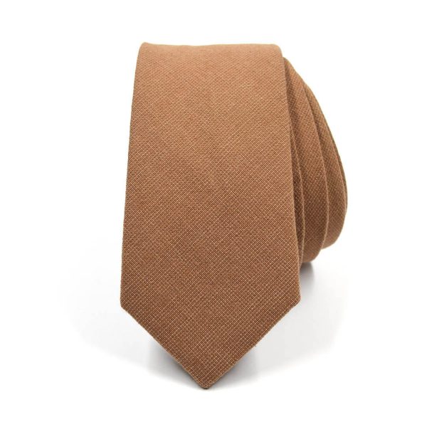 Solid Brown Tie