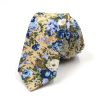 Floral Blue Star Tie