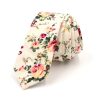 Floral Cream Tie