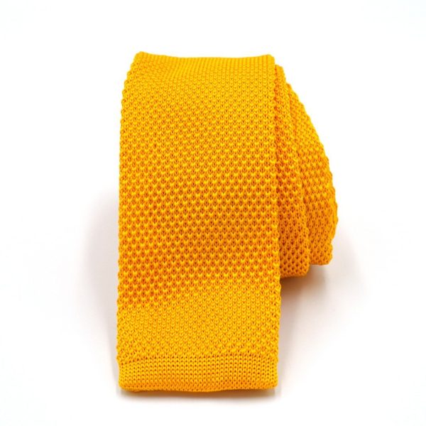 Knitted Dijon Tie