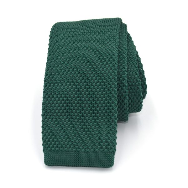 Knitted Emerald Tie