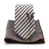 Striped Oxford Tie Set